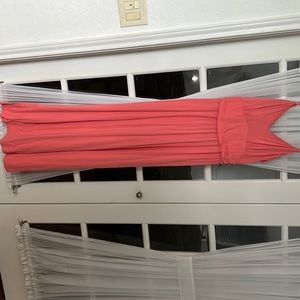 Victoria Secret, size M, Coral, Maxi Dress